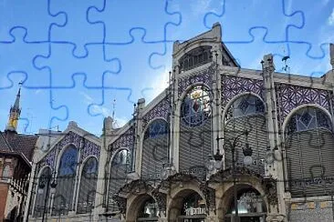 mercado central-valencia jigsaw puzzle