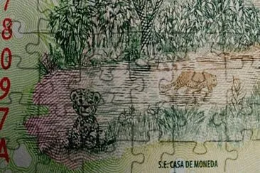 YAGUARETÉ-BILLETE jigsaw puzzle
