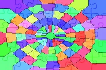 draw jigsaw puzzle
