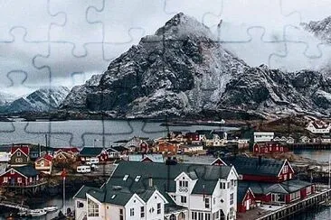 פאזל של Lofoten-Noruega
