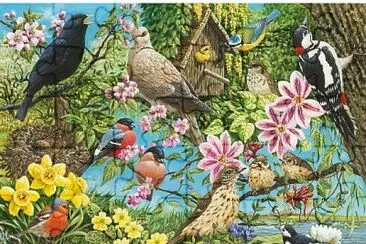 Tourterelle et cie jigsaw puzzle