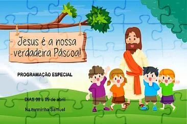Convite páscoa jigsaw puzzle