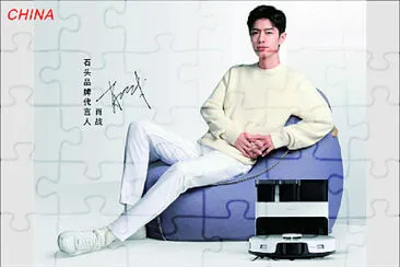 Chinese actor Xiao Zhan jigsaw puzzle
