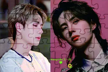 Chinese actor Wang Yibo jigsaw puzzle