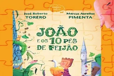 Capa do livro João e os 10 pés de feijão