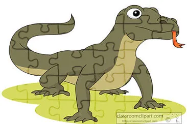 Dragón de Komodo jigsaw puzzle