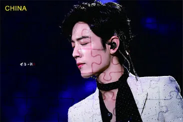 Chinese actor Xiao Zhan jigsaw puzzle