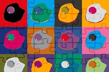 Couleurs Patchwork jigsaw puzzle