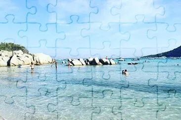 Plage Palombaggia en Corse jigsaw puzzle