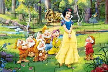 BRANCA DE NEVE E OS SETE ANÕES jigsaw puzzle
