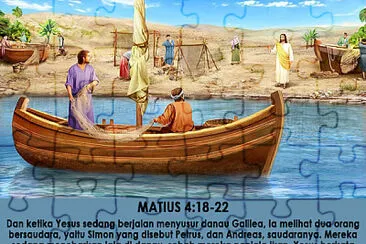 Matius 4 : 18-22 jigsaw puzzle