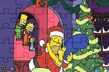 Los simpsons jigsaw puzzle
