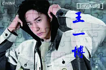 Chinese actor Wang Yibo jigsaw puzzle