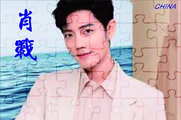 Chinese actor Xiao Zhan jigsaw puzzle
