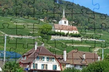 Petite chapelle Lac de Bienne jigsaw puzzle