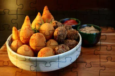 a jigsaw puzzle