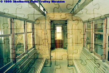 No.10 trolley interior passenger compartment jigsaw puzzle