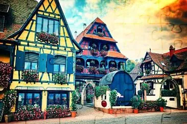 Alsacia-Francia jigsaw puzzle