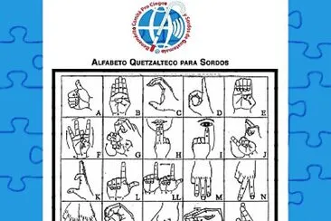 פאזל של abecedario lengua de señas