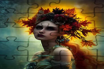 Autumn Queen (Digital Art) jigsaw puzzle