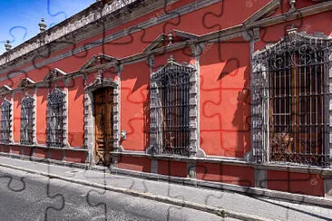 449.- CASA COLONIAL MEX. jigsaw puzzle
