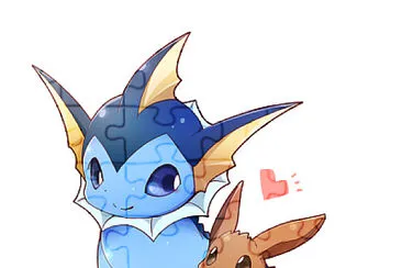 פאזל של Eevee y Vaporeon