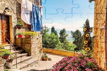 Pienza-Italia jigsaw puzzle