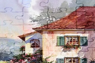 Casa lago jigsaw puzzle
