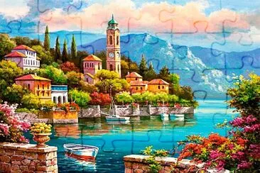 Pueblo faro jigsaw puzzle