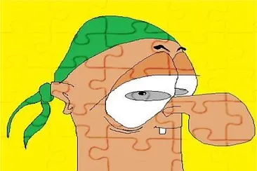 Face for the day 41 jigsaw puzzle