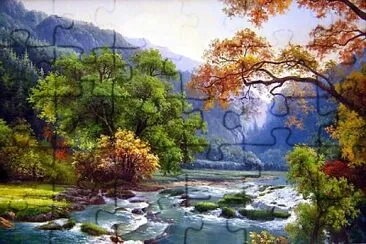 Rio bosque jigsaw puzzle