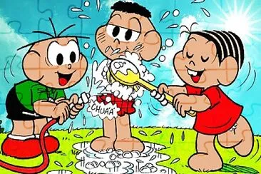 cascao banho jigsaw puzzle