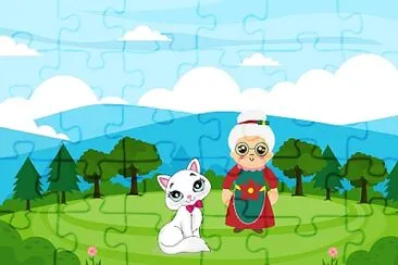 A GATA DA VOVÓ jigsaw puzzle
