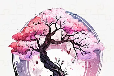 פאזל של logo rosa en acuarela