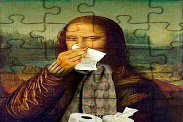 mONAlISA GRIPE jigsaw puzzle