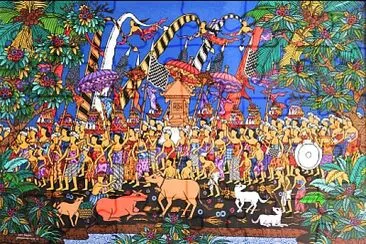 Bali procession jigsaw puzzle