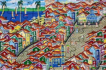 ville au bord de la mer