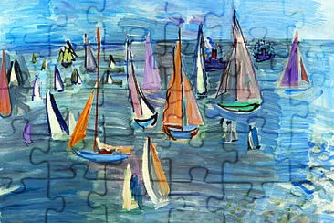 פאזל של Dufy régates au Havre