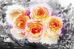 Watercolor Roses