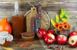 Suco de maçã e abóbora