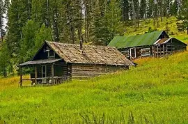 Ville fantôme de grenat