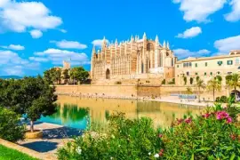 La Seu på Palma de Mallorca öarna, Spanien