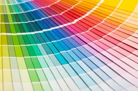 Livro de amostras de cores. Amostra de arco-íris catalo de cores