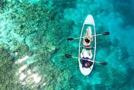 Kayaking in Gorgeous Sea  jigsaw puzzle