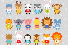 Animal in Cartoon Style jigsaw puzzle