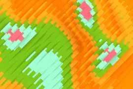 Padrão de listras coloridas