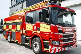 Feuerwehrauto, Cheshire, UK