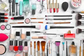 Layout av kosmetiska produkter