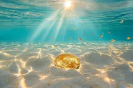 Schimmernder Ozeanschatz