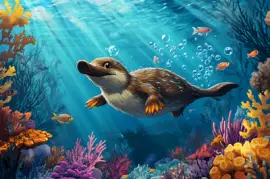 L'avventura subacquea dell'ornitorinco